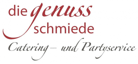 Die Genuss-Schmiede | Catering- & Partyservice, Brautstrauß · Deko · Hussen Radolfzell, Logo