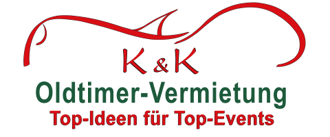 K & K Oldtimer-Vermietung | Hochzeitsauto | Oldtimerbus | T1 Bulli, Hochzeitsauto · Kutsche Bodensee, Logo