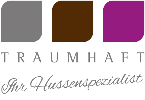 Traumhaft Verleihservice - Hussen & Tischwäsche, Brautstrauß · Deko · Hussen Bodensee, Logo