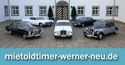 Mietoldtimer - Werner Neu, Hochzeitsauto · Kutsche Wangen im Allgäu, Logo