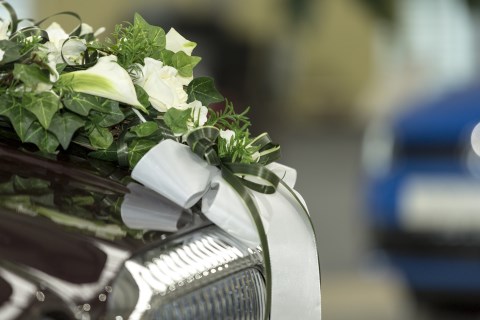 Heiraten mit Stil: Jaguar Daimler Super Eight, Hochzeitsauto · Kutsche Kißlegg, Kontaktbild