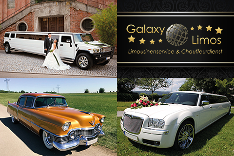 Galaxy-Limos | Limousinenservice & Oldtimer-Vermietung, Hochzeitsauto · Kutsche Stockach, Logo