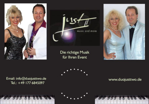 Duo Just Two | Live-Musik aller Stilrichtungen, Musiker · DJ's · Bands Bodensee, Kontaktbild