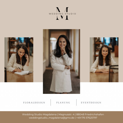 Wedding Studio Magdalena, Hochzeitsplaner Friedrichshafen, Kontaktbild