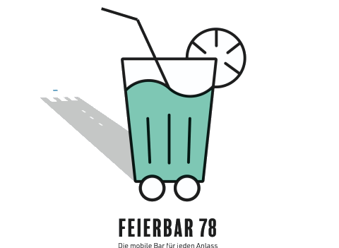 Feierbar78 - mobile Bar, Catering Berg, Logo