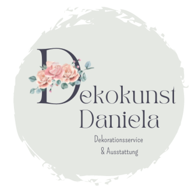DekokunstDaniela, Deko · Floristen · Hussen Pfullendorf / Aach-Linz, Logo