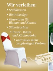 Hochzeitshaus Friedrichshafen | Hussenverleih & Dekoservice, Brautstrauß · Deko · Hussen Friedrichshafen, Kontaktbild
